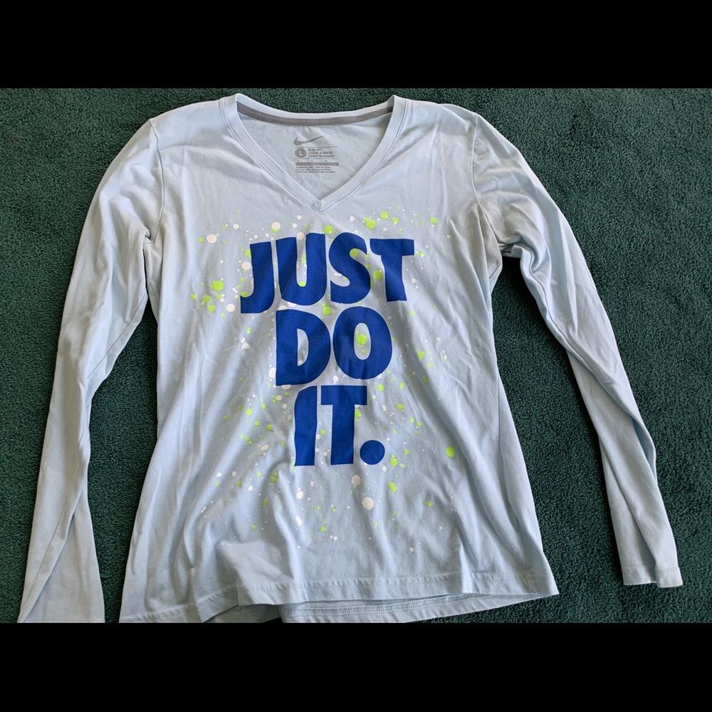 A long sleeve nike T-shirt
